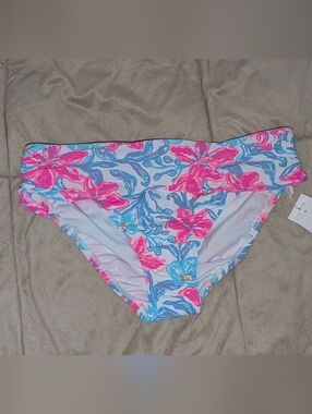 Lilly Pulitzer NWT LAGOON SARONG HIPSTER BOTTOM